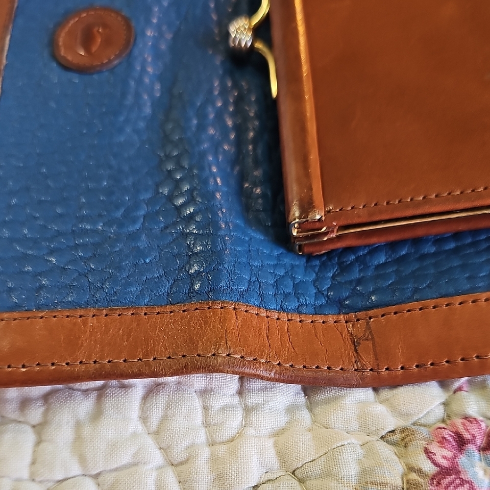 Vintage Dooney & Bourke AWL French Blue Wallet - Picture 7 of 13